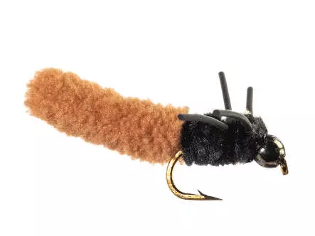 Rubber Leg Mop Fly Brown 10