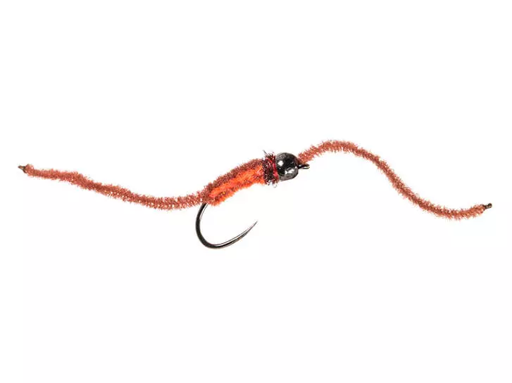 TG Woven Wormy Worm Red BL 10
