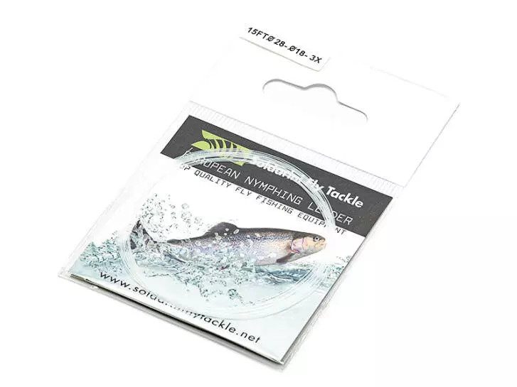 Terminale conico sft EURO NYMPH LEADER THIN fluo white - 455 cm