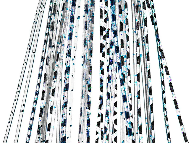 DUO Silicone Legs hotfly - 0,7 mm x 130 mm - 44 strands - grey azure