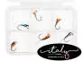 Fliegenset hotfly PERDIGON MADE IN ITALY ESSENTIAL - 6 Fliegen BL mit Box