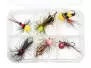 Fliegenset hotfly DRY LARGE SUPERFLOAT MADE IN ITALY V2 - 6 Fliegen BL mit Box