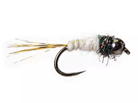 TG Natural CDC Nymph BL White