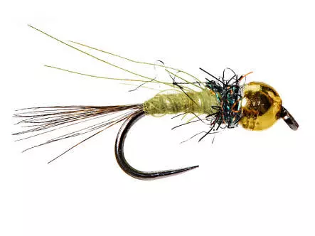 TG Natural CDC Nymph BL Golden Olive