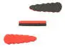 CHERNOBYL ANT FOAM BODIES hotfly - 10 pc. red black - 20 mm