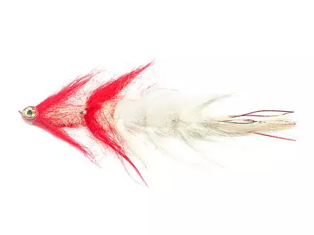 Articulated XXL Pike & Taimen Streamer 25 cm Red White