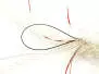 Articulated XXL Pike & Taimen Streamer 25 cm Red White