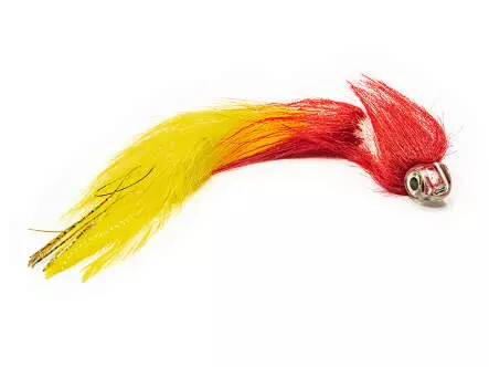 Articulated XXL Pike & Taimen Streamer 25 cm Red Yellow