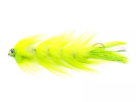 Articulated XXL Pike & Taimen Streamer 25 cm Chartreuse