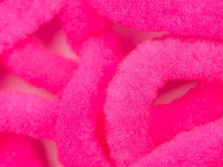 MOP FLY CHENILLE hotfly - 6 mm - 200 cm - fluo pink