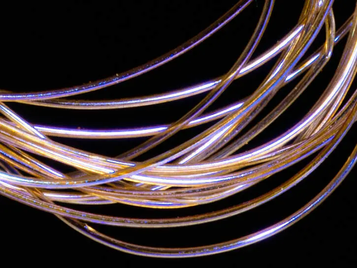 MAGIC PEARL QUILL hotfly - 0,4 mm - 150 cm - brown pearl