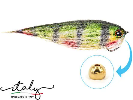 Weighted HP Minnow Streamer Perch BL 8
