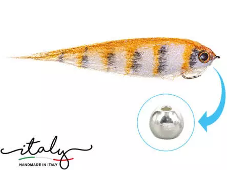 Weighted HP Minnow Streamer Baitfish V1 BL