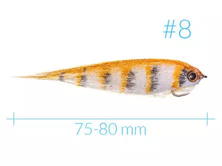 Weighted HP Minnow Streamer Baitfish V1 BL