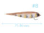 Weighted HP Minnow Streamer Baitfish V2 BL 12