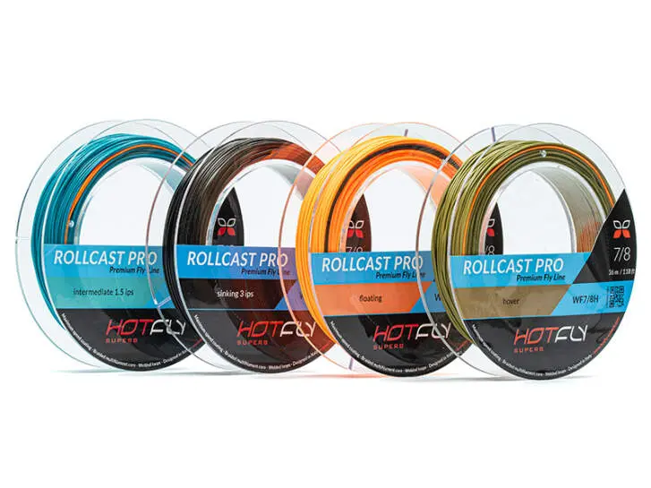 Fliegenschnur ROLLCAST PRO hotfly - 36m - WF