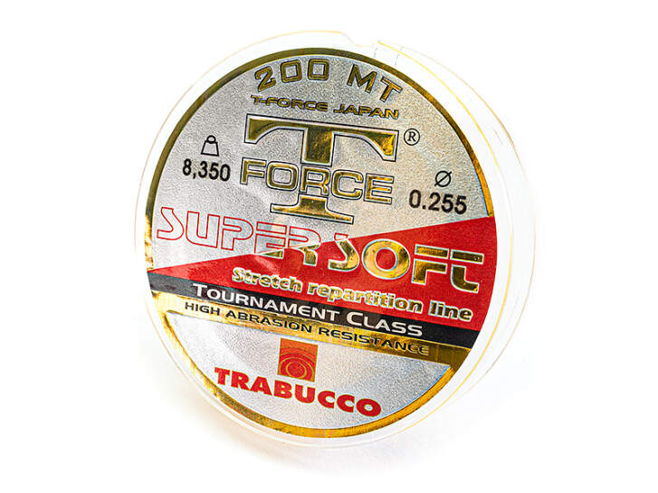 Monofile Angelschnur trabucco SUPER SOFT T-FORCE - 200 m - 0,255 mm