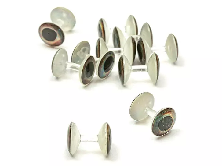 LIGHTWEIGHT DUMBBELL EYES hotfly - 10 pc 10 x 14 mm