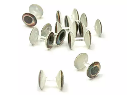 LIGHTWEIGHT DUMBBELL EYES hotfly - 10 pc 10 x 14 mm