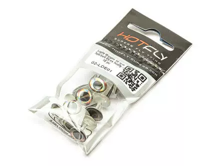 LIGHTWEIGHT DUMBBELL EYES hotfly - 10 pc 10 x 14 mm