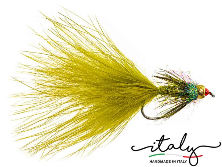 Olive Heavy TG Marabou Leech Evo