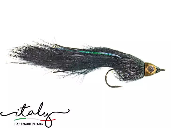 X-Heavy Marble Trout Streamer Black 2/0
