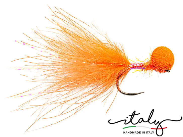 Shiny Marabou Booby Orange 12