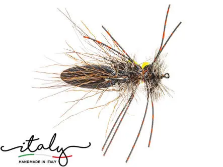 Large Foamfloater Black Deer Hair Stonefly 10