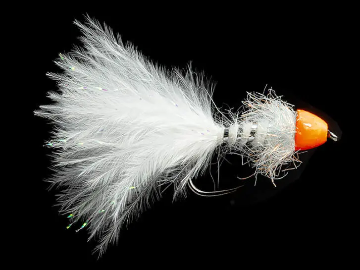 Marks TG Marabou Leech BL Hot White 6