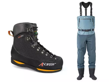 Wading Kit ALPINE DIVER V3 + CREEK DARK EDITION feltro