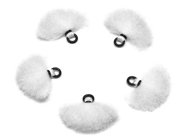 Strike indicator POLY PLUS hotfly - 5 pz. - small - white