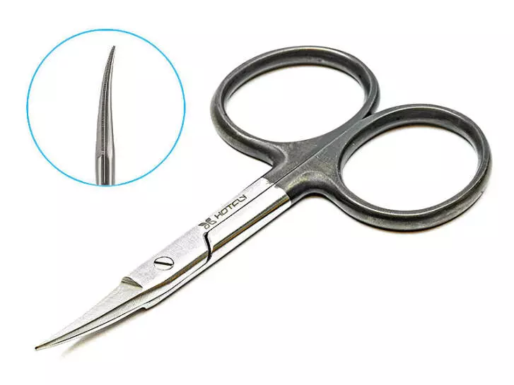 Forbici TC PRO CURVED carburo di tungsteno hotfly - 4.00"