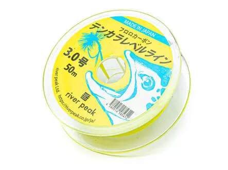 TENKARA FLUOROCARBON LEVEL LINE river peak - fluo yellow...