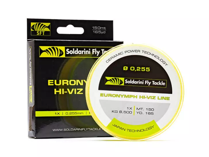 Filo EURO NYMPH HI-VIZ LINE sft - 150 m - 0,16 mm
