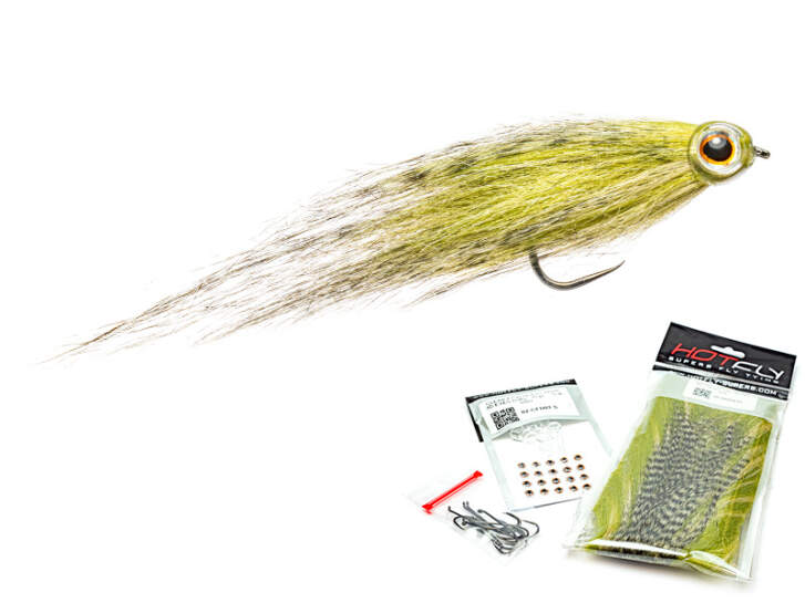 Mosche Trota Minnow – 3 Pezzi Epossidica Naturale Per Pesca A Mosca – Taglia 10 UK