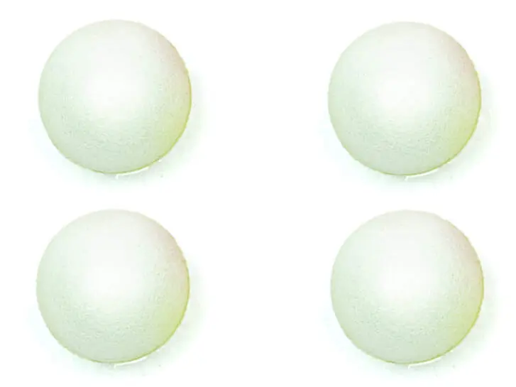 Strike indicator OROS STRIKE INDICATOR - 4 pz. - S (17 mm) - white
