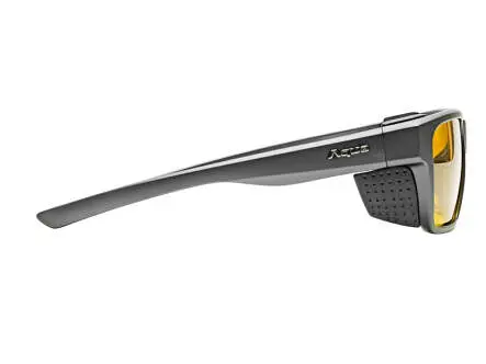 Polarisierende Sonnenbrille FISHER BLACK MATT aqua