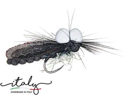 Black Sedge Spinfly - 0,55 g - 3 cm - amo mis. 10