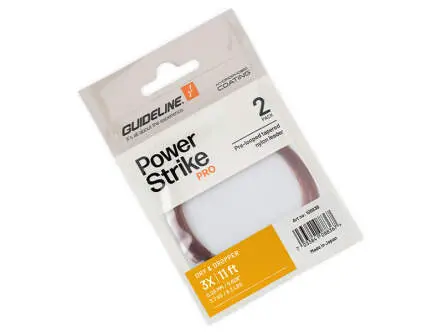 Terminale guideline POWER STRIKE PRO - dry & dropper - 336 cm / 11 ft - 0,15 mm