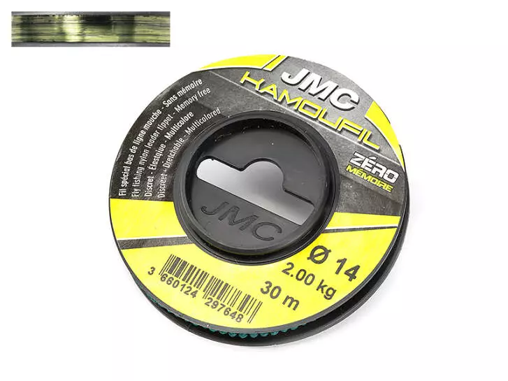 Nylon jmc KAMOUFIL per terminali & finali - 30 m - 0,10 mm