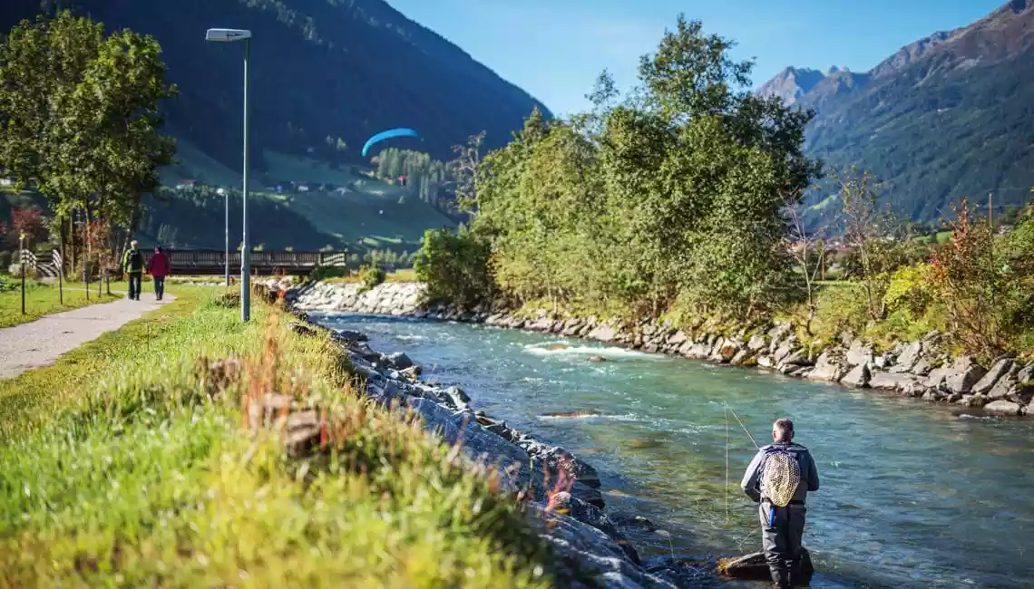 pesca a mosca nel Ruetz